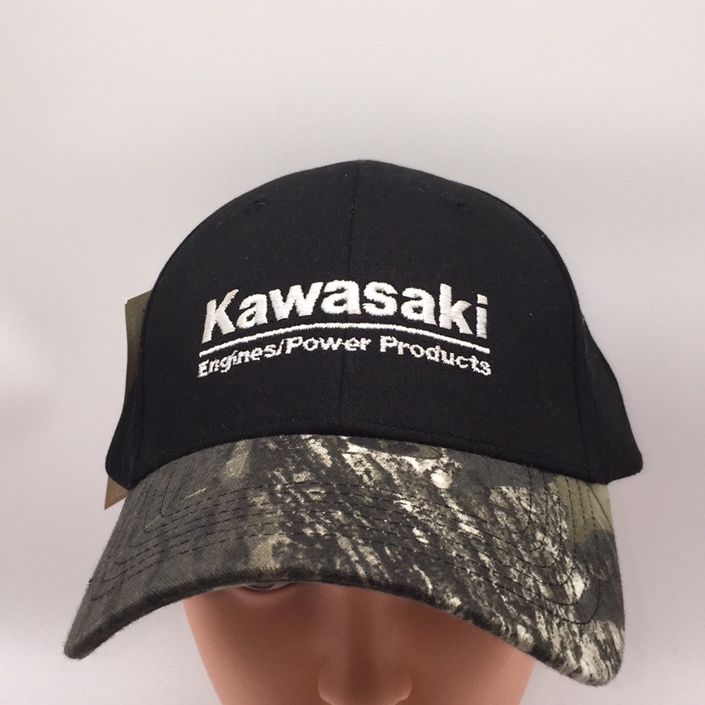 Kawasaki Engines Power Products Mossy Oak Hat Cap